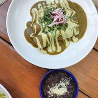 Butternut squash enchiladas at Seabirds Kitchen - The LAB in Costa Mesa