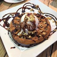 Chaffle (churro + waffle) at Seabirds Kitchen - The LAB in Costa Mesa