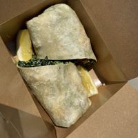 Caesar salad turned in to a wrap  at Seabirds Kitchen - The LAB in Costa Mesa