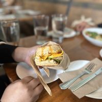 Breakfast biscuitts #Veganuary at Seabirds Kitchen - The LAB in Costa Mesa