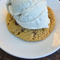 House baked cookies and vanilla ice cream at Seabirds Kitchen - The LAB in Costa Mesa