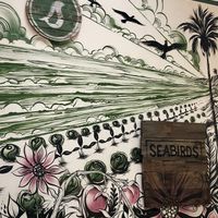 Pretty wall at Seabirds Kitchen - The LAB in Costa Mesa
