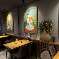 Inside seating.  at pho mum in Dresden