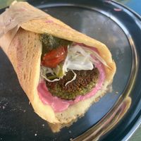 Falafel dosa 10/10!!  at Lahanaki - Vegan Cantina in Corfu