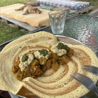 Masala dosa | May 2025  at Lahanaki - Vegan Cantina in Corfu