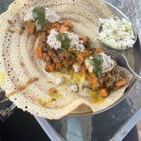 Sweet potato masala dosa 💚💚💚  at Lahanaki - Vegan Cantina in Corfu