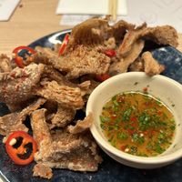 Oyster mushrooms   at Wagamama in Dundee