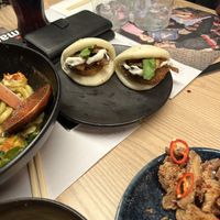 Bao buns  at Wagamama in Dundee