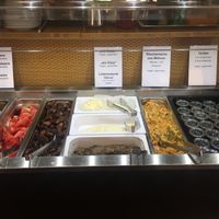 Veganes buffet at Troand in Holzkirchen