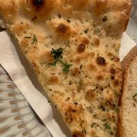 Garlic Crust Pizza - a bit boring and bland in comparison to everything else but yum nonetheless! at Andiamo Trattoria Rhodes in Rhodes