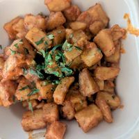 Spicy Potatoes at Paramount Fine Foods - Yonge St in Toronto