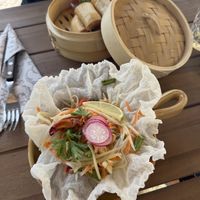 Papaya Salad (make sure to ask for vegan)  at Thalerium in Krumpendorf