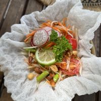 Vegan Papaya Saladd  at Thalerium in Krumpendorf