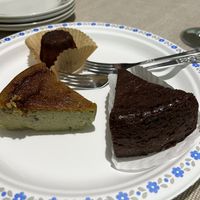 Pistachio VGF cheesecake, double chocolate VGF cheesecake, VGF chocolate truffle   at 82 Bakeshop in Saskatoon