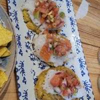 Patacones vegan at La Causa in Zaragoza