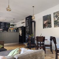 Interior of the coffee shop at Kawiarnia Marianna in Miedzygorze