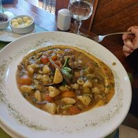 Gnocchi semola melanzane affumicate at Don Vito e Zanoni in Vina Del Mar