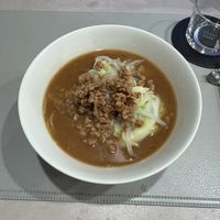 Limited menu miso ramen  at Vegan Cafe Tsukineko in Osaka