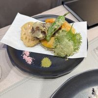 Tempura   at Vegan Cafe Tsukineko in Osaka