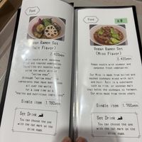 Menu  at Vegan Cafe Tsukineko in Osaka