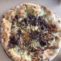 Vegan garlic bread with marmite 😏  at Coastal Crust Pizza in Swanage