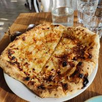 Marmite garlic pizza bread at Coastal Crust Pizza in Swanage