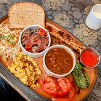 Bohemian breakfast at Bohemian Cafe in Kelowna