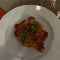 Spaghetti pomodoro  at limoni in Marrakech
