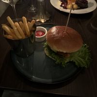 Vegan burger  at Bread and Wine in Tromsoe