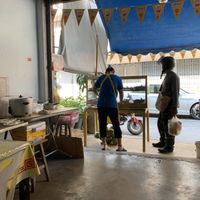 Looking out   at Veg Restaurant in Hua Hin