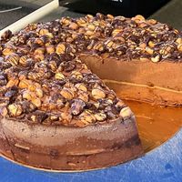 Ice cream cake at Made By Marcus - Brewery District in Edmonton