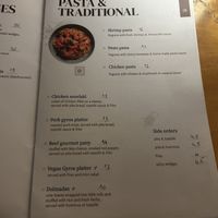 Menu  at My Place in Kos