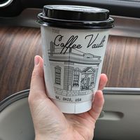 Coffee at The Coffee Vault in Galena