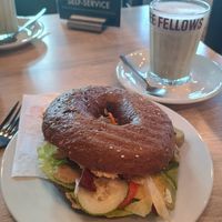 Avocado bagel 🥑🥯 at Coffee Fellows  in Apeldoorn