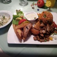 Gyrosteller at Gajas Welt in Kaisersbach-ebni