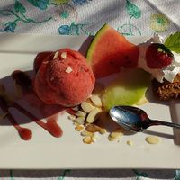 homemade ice cream at Gajas Welt in Kaisersbach-ebni