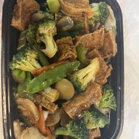 Home Style Bean Curd with Vegetables. Wonderful!  at D.H. WU in Pickerington