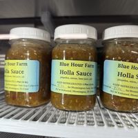 Delicious locally made accompaniments to your meal! 🌱  at Rose Hill Farm Stop in Bloomington