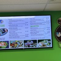Their Vegan Menu  at Bagel World in Poughkeepsie