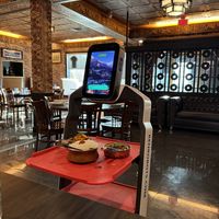 Robot server   at Balti Indian Restaurant Niagara in Niagara Falls