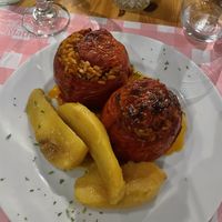 Stuffed Tomatoes   at Taverna Mathios in Mykonos