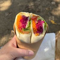 fresh salad wrap at Delaire Aymeric in Besancon