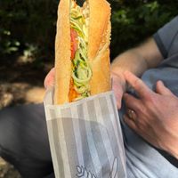 fresh salad baguette at Delaire Aymeric in Besancon