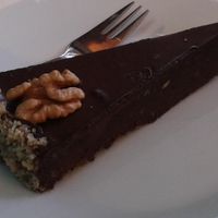 Delicious chocolate cake at Goodies Berlin - Friedrichshain in Berlin