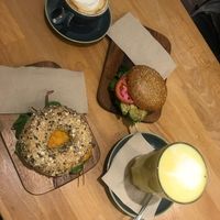 Sweetpotato & Avocado Bagel at Goodies Berlin - Friedrichshain in Berlin