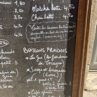Menu  at L'Interstice in Besancon