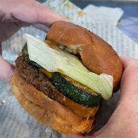 Vegan burger  at Gasoline Grill in Copenhagen