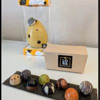 What we bought at LORIS CHOCOLATES in Valencia