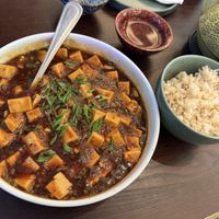 Mapo tofu - salty, saucy, and boring   at New Shanghai - Reem Mall in Abu Dhabi