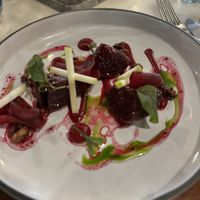 Creative beet salad  at The Chef's Table in Umhlanga